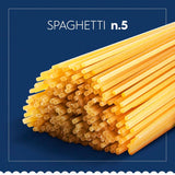 Barilla Pasta Klassische Spaghetti n.5 fra højkvalitets Hartweizen immer al dente, (1 x 500 g), smagløs