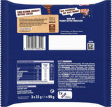 Nestlé CRUNCH Milk Bar, sprød chokoladebar med mælkechokolade og korn, 1 pakke (3 x 33 g)