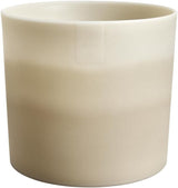 Rund potte elho Farvegradient 18cm - Indendørs urtepotter - 100% genbrugsplast - Ø 18,2 x H 16,8 - Beige/Beige Sandsten