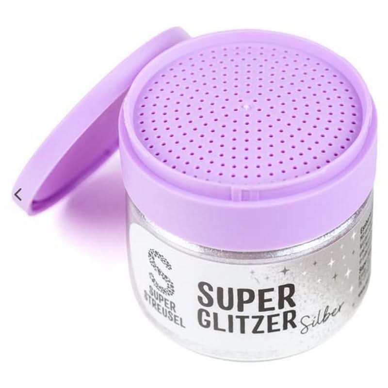 Super Streusel, Super Glitter Powder Gold, glitterpulver, guld, 10 gram Glitter Naty Shop