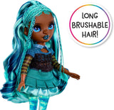 Rainbow High Sparkle & Shine Doll - Misty - 28 cm moderigtig dukke med turkis hår og magiske bobler Stående farverig påklædning og legesamler i 4-12 år