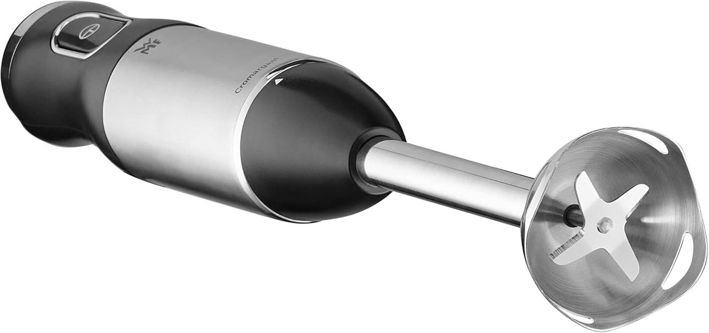 WMF Kult X Edition Stabmixer, Zauberstab 600 W, Pürierstab Edelstahl Mit Variabler Geschwindigkeitsenstellung, Purierstab Edelstahl Matt Kitchen Naty Shop