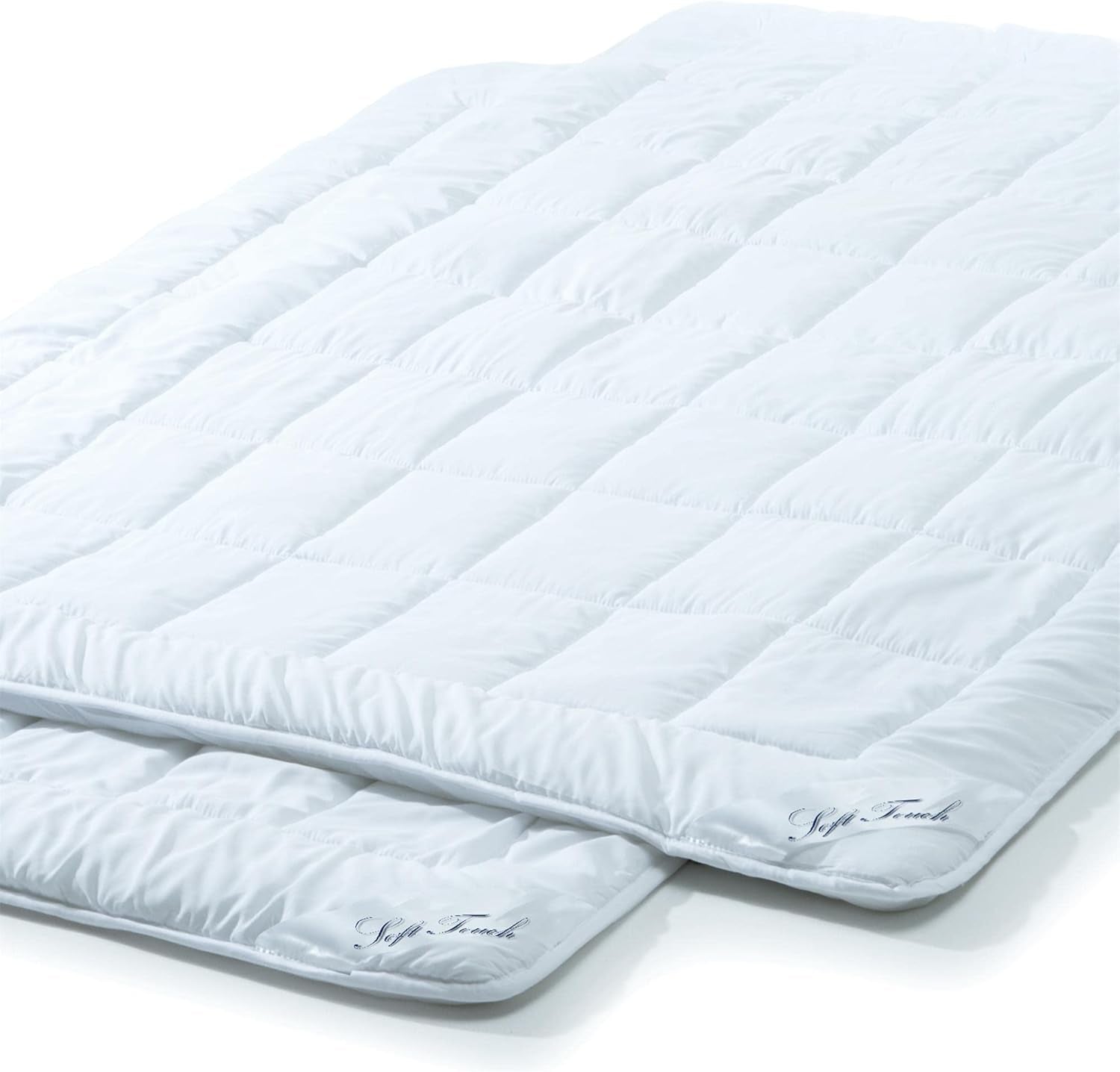 Aqua-Textil Soft Touch Sæt til børn Dyne 100 X 135 Cm 250G og 350G med pude 40 X 60 Cm 150G Dyne 4 sæsoner Klimastyring Oeko-Tex Dyner og dyner Naty Shop 2X 135X200 Cm sommer