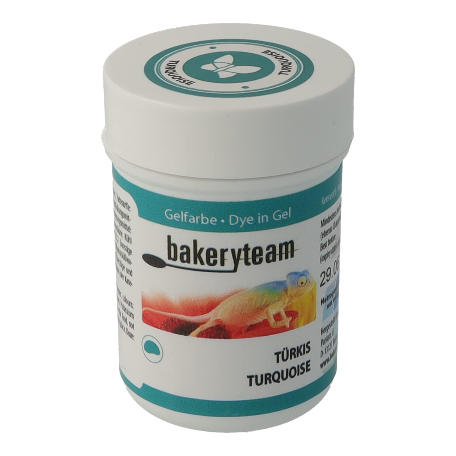 Bakeryteam Food Coloring Gel til glasur, lysegul, 35 g