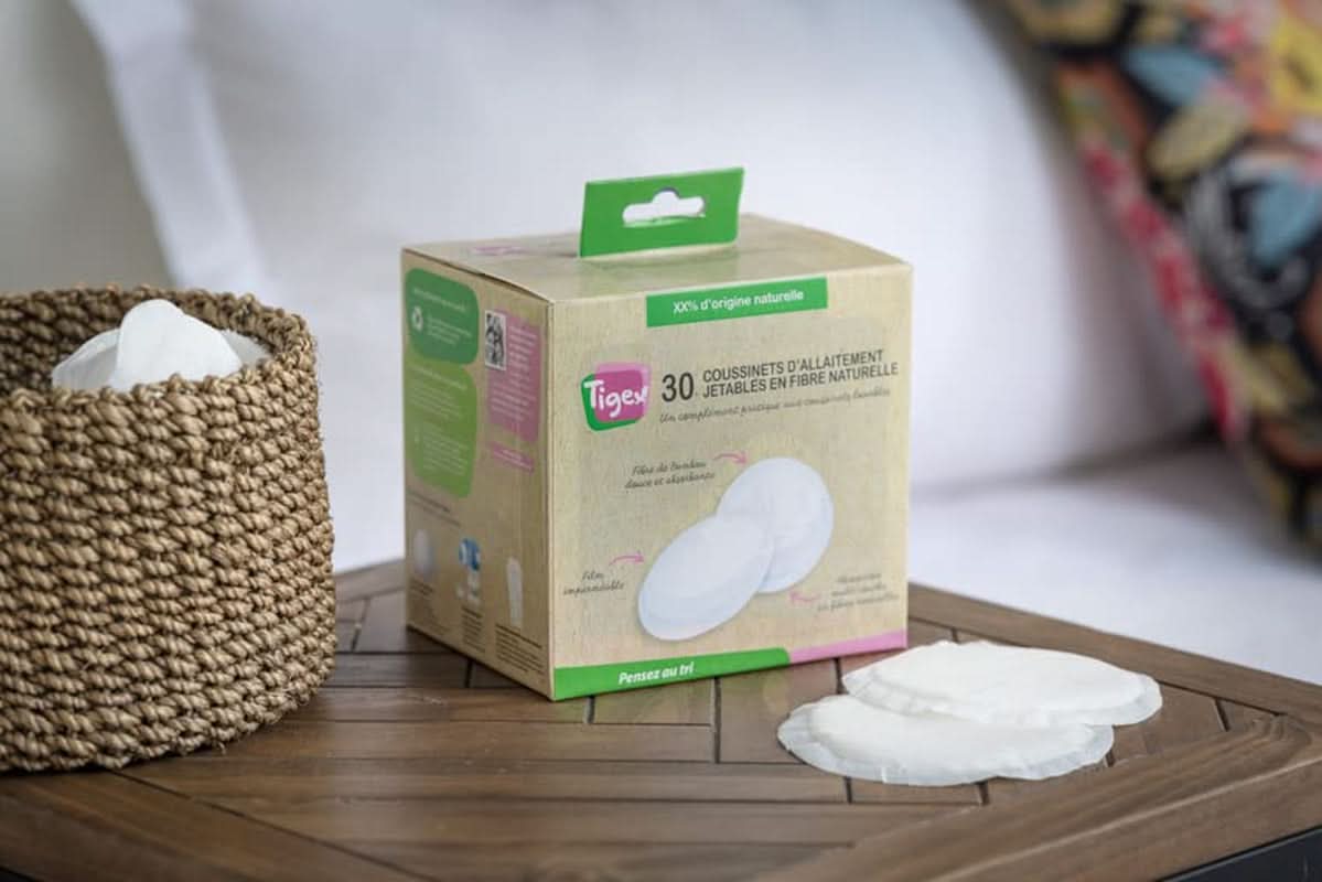 Engangs ammeindlæg | 94 % råvarer af naturlig oprindelse | Med økologisk bomuldspose | 28 tamponer Tilbehør Mad og Amning Bebe Naty Shop