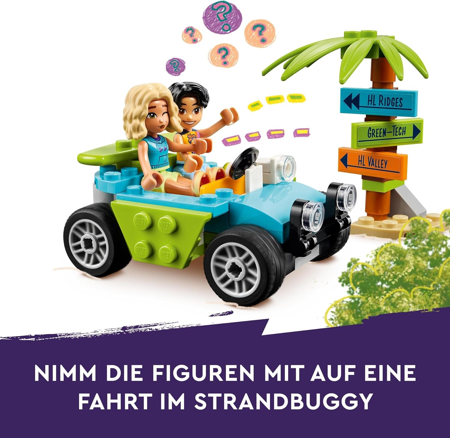 LEGO Friends Smoothie Stand At The Beach Rollespil Legesæt Gaveidé til piger og drenge 6 år med legefigurer Skildpadde og tilbehør Socialt udviklingslegetøj 42625 Byggesæt Besuche den LEGO-Store