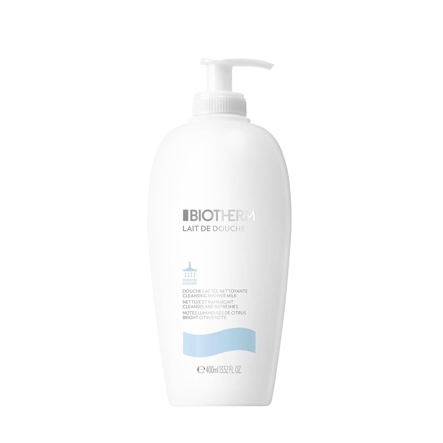 Biotherm, opkvikkende brusecreme til intensiv hydrering og en glat kropsfornemmelse, 400 ml brusebad og bad Naty Shop