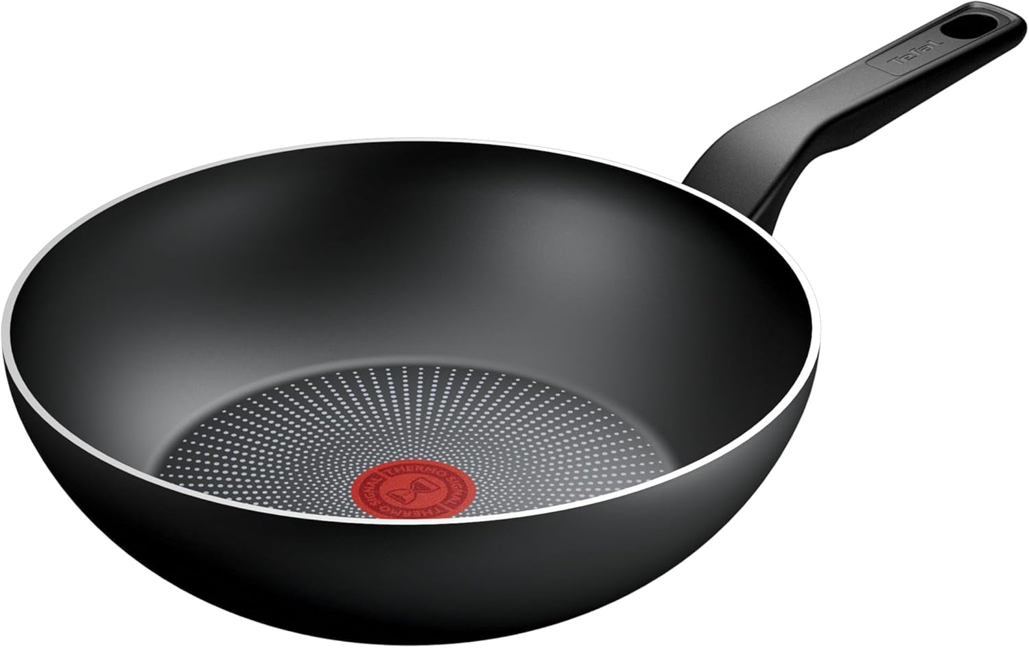 Tefal Genanvendt på, 100% genanvendt aluminiumspande, non-stick belægning, induktion Gryder og pander Naty Shop Wokpande 28 Cm
