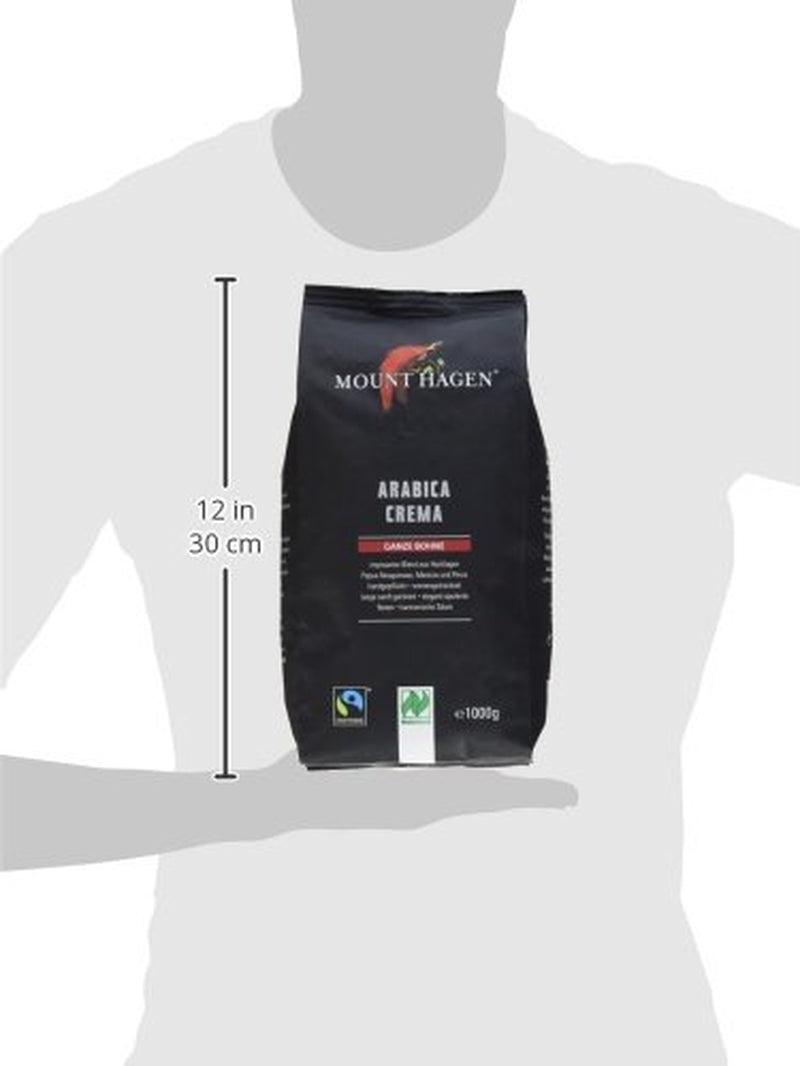 Bio FT Naturland Röstkaffee Arabica Creme, 1 kg ganze Bohne
