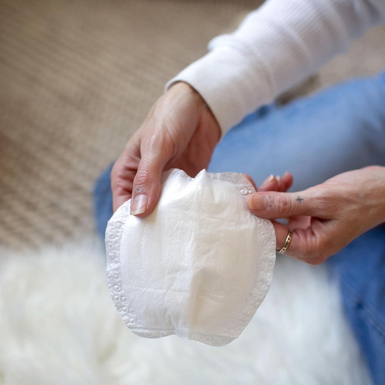Engangsskiver, absorberende, sorte, 60 stk. Mad og ammetilbehør Bebe Naty Shop