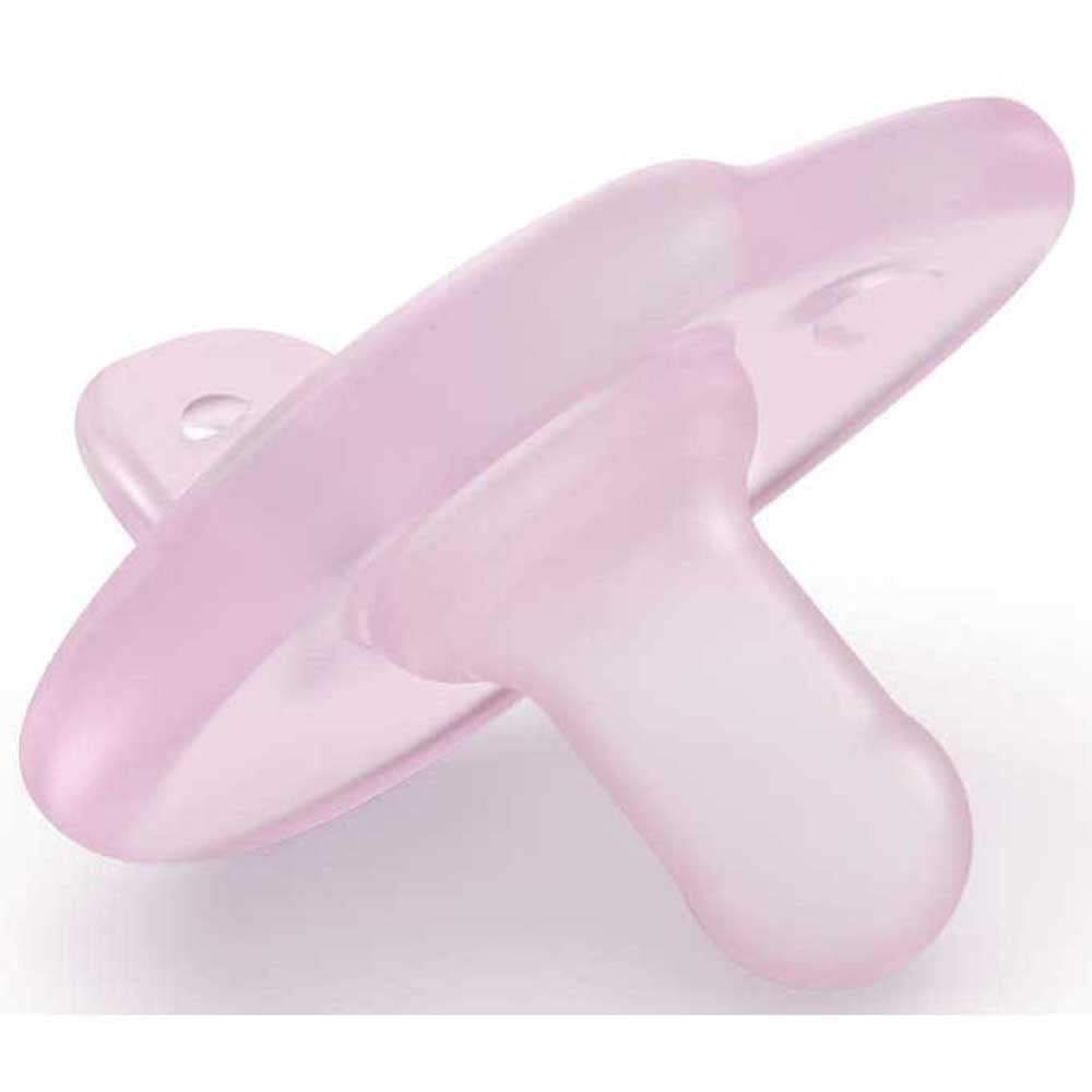 Philips AVENT Soothie - BPA-fri sut til babyer i alderen 0-6 måneder, pink/lyserød (model SCF099/22)