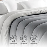 Pikolin Home - Vendbar quilt 300 G - Tofarvet nordisk fyld - Til seng 150 - Hyggelig, varm, åndbar, sennepsgul, 240 X 220 Cm Dyner og dyner Naty Shop