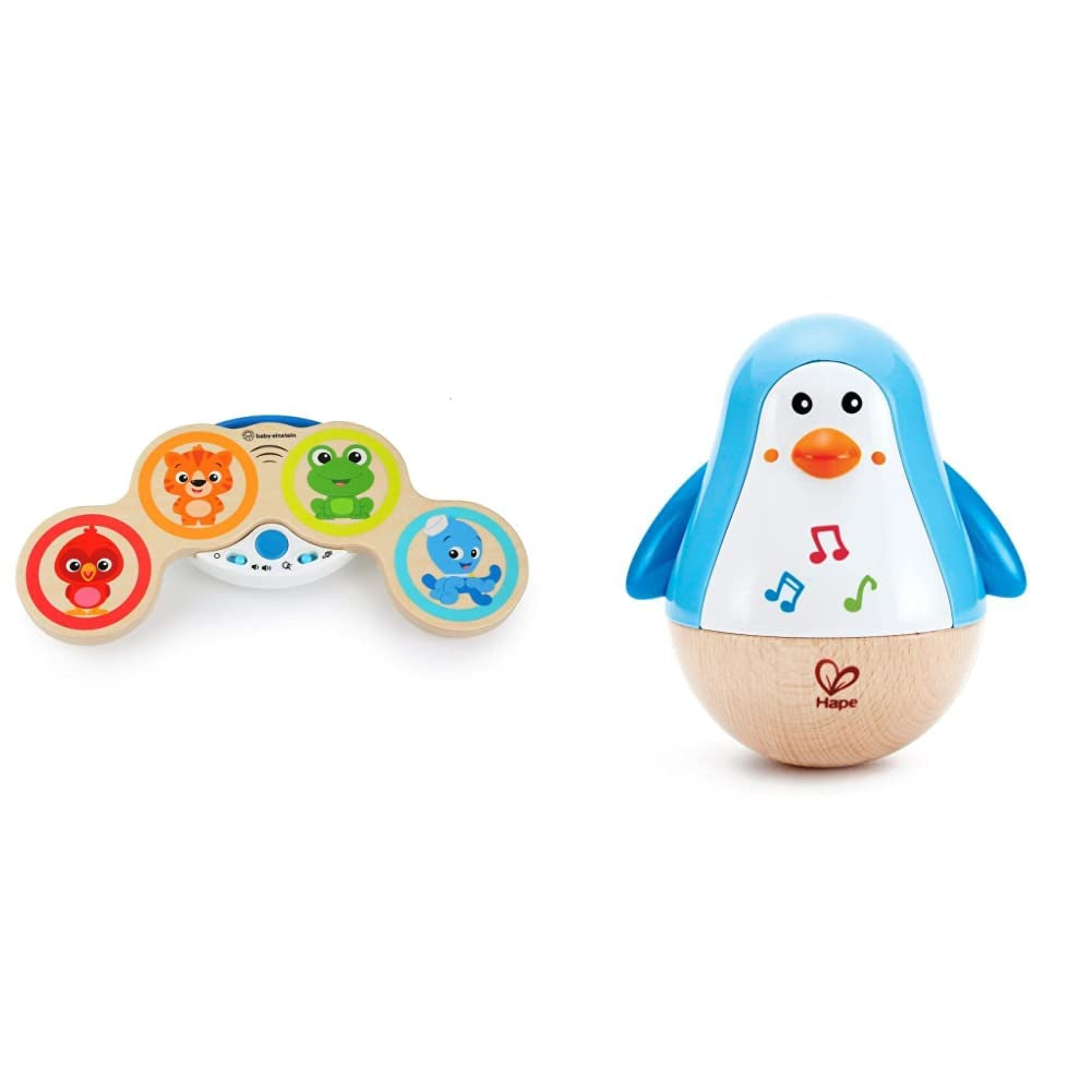 Baby Einstein Magic Touch musiklegetøj med trætromme i 6 måneder og derover