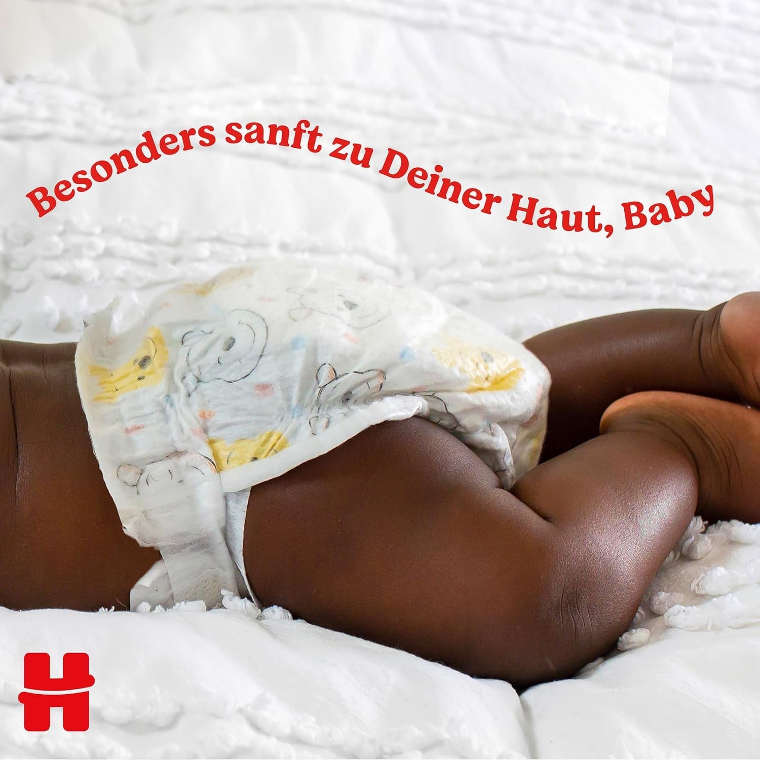 Huggies Newborn bleer, størrelse 2, 116 bleer (2 x 58), halvmåneders æske