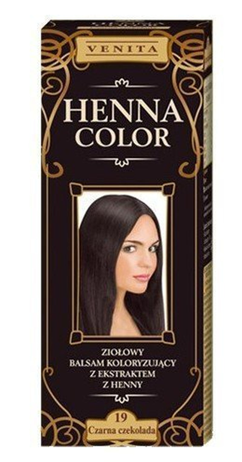 Henna Color 111 Natural Conditioner for Blond Hår Hårfarve Natural Hårfarveeffekt Henna Eco Hårfarve Naty Shop Black 75 Ml (1 Pakke)
