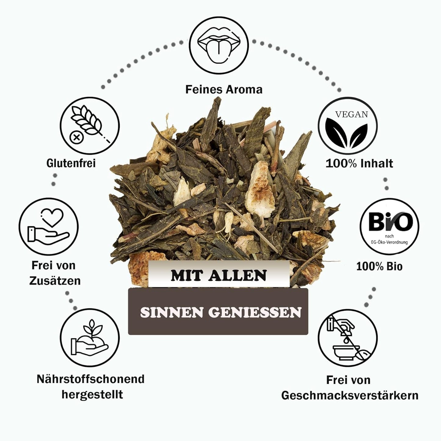 YC Yang Chai Sencha Grøn te BIO 250G - Japansk løs te med bergamot smag - Original japansk grøn te "Sencha Dynasty" fra kontrolleret økologisk dyrkning