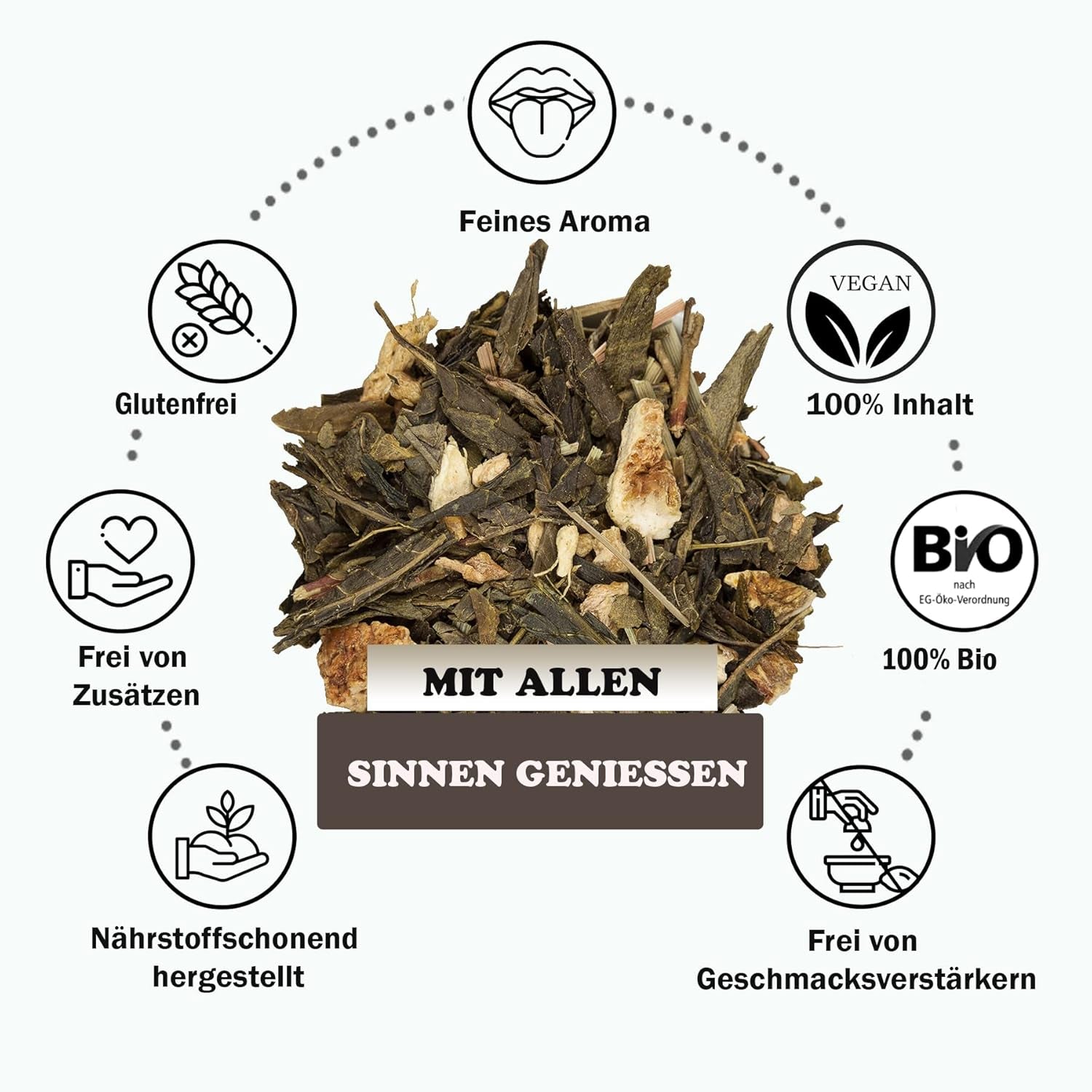 YC Yang Chai Sencha Grøn te BIO 250G - Japansk løs te med bergamot smag - Original japansk grøn te "Sencha Dynasty" fra kontrolleret økologisk dyrkning