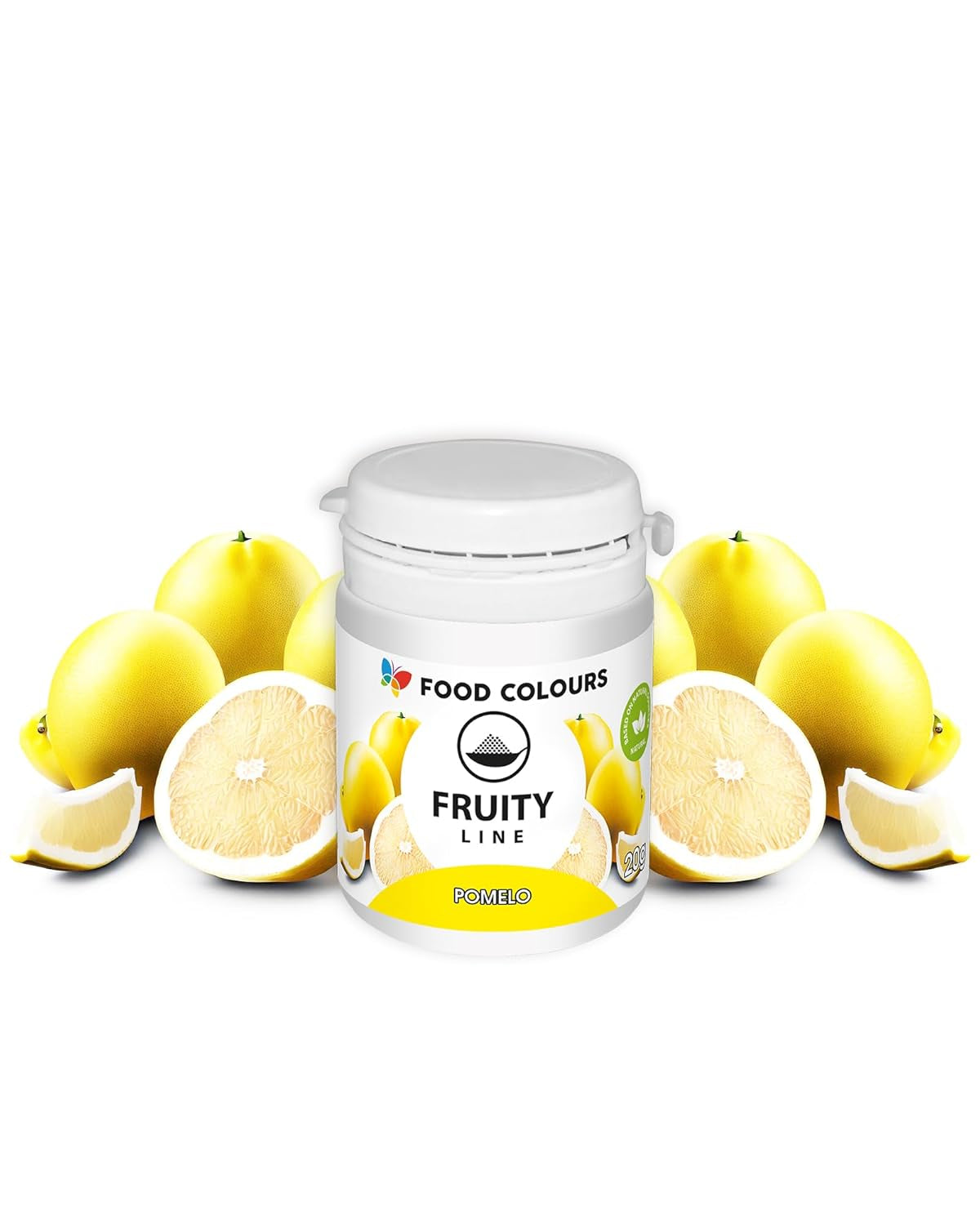 Madfarvepulver naturlig farve Fruity Line BLUEBERRY 20G naturligt farvepulver til cremer glasur svampdej i pulverform madfarve til drinks gelé