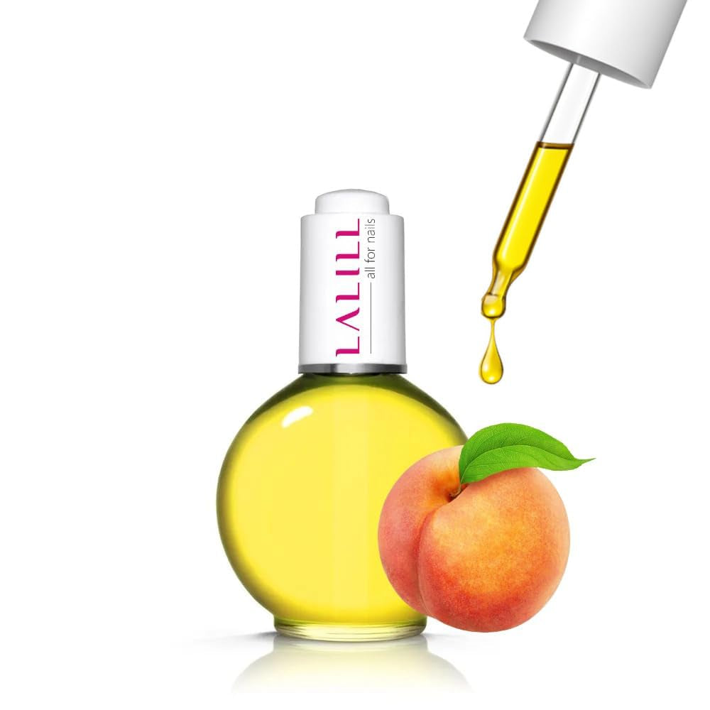 LALILL Nail Cuticle Oil 75Ml - Himbeere Nagelpflegeöl - Nagelöl Pflege Für Nägel Nagelhaut - SPA Maniküre Naildesign Hände - Vegansk - With Pipette