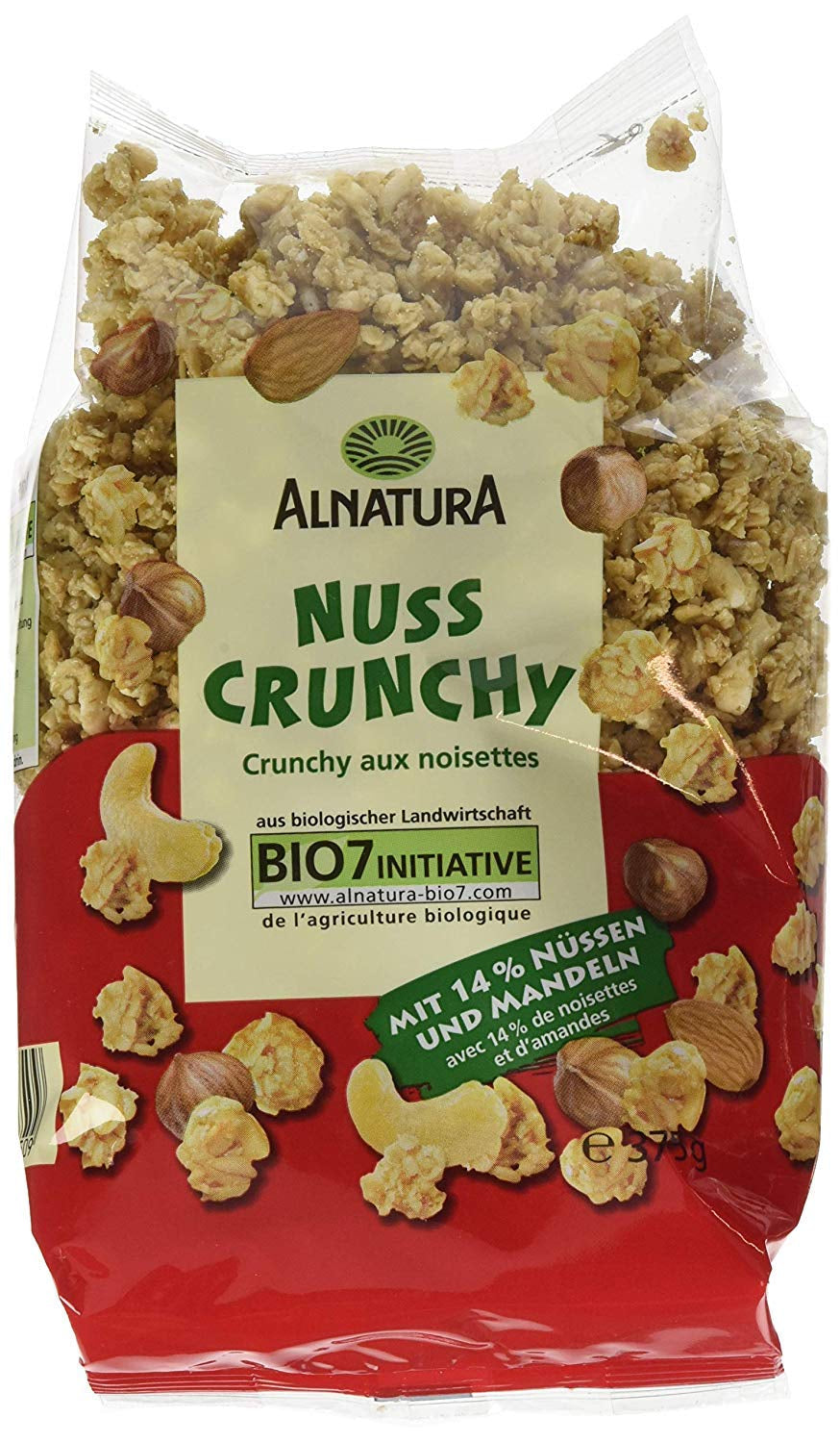 Nødder Crunchy, 375 G Cereal Naty Shop Standardtitel