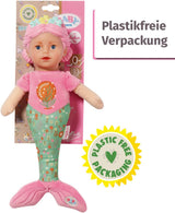 BABY born Mermaid til babyer, vaskbar blød dukke, havfruedukke med blødt vinylhoved, 33 cm høj, 832288 Zapf Creation
