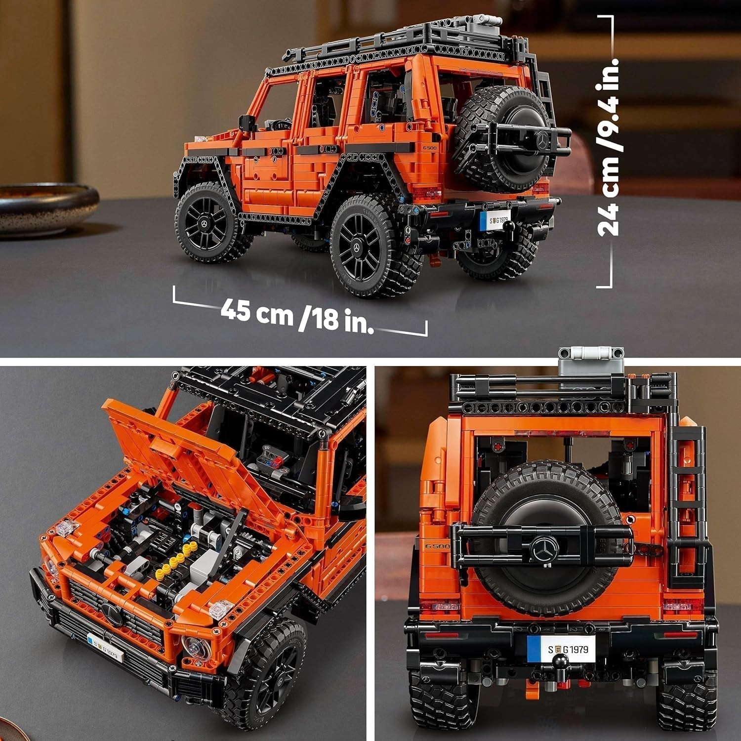 LEGO Technic Mercedes-Benz G 500 Professional Line, G-klasse bilmodelbyggesæt, Voksengave, Luksus terrængående køretøjssæt, Mercedes samleobjekt, Legetøjsbil 42177 Byggesæt Besuche den LEGO-Store