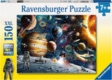 Ravensburger puslespil til børn - 10016 In space - Rumpuslespil for børn fra 7+ med 150 brikker i XXL-format Puslespil Naty Shop In space