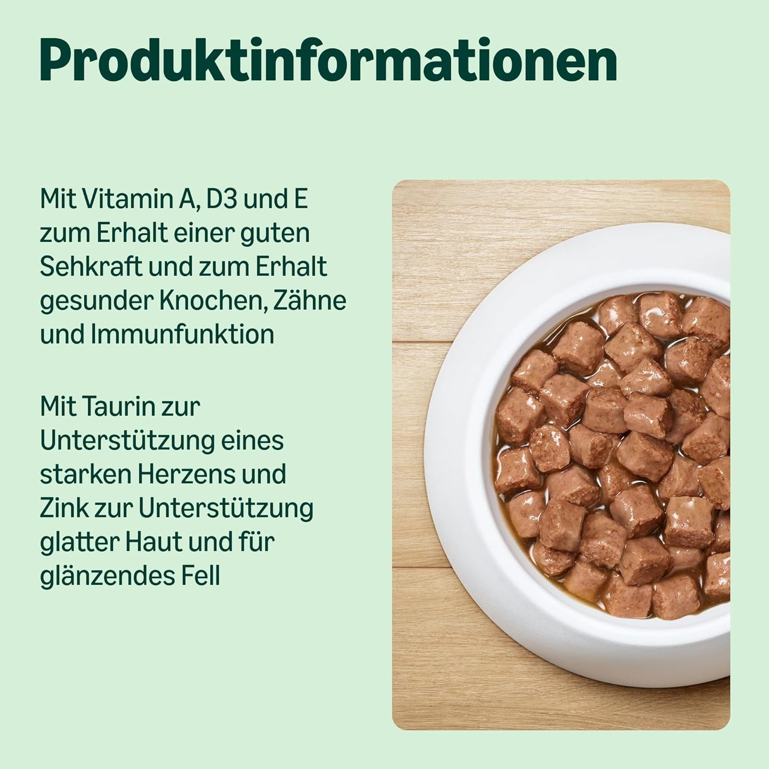 af Amazon Katzenfutter, nass, Dose, Stücke mit Geflügel in Sauce, 12 x 415 g