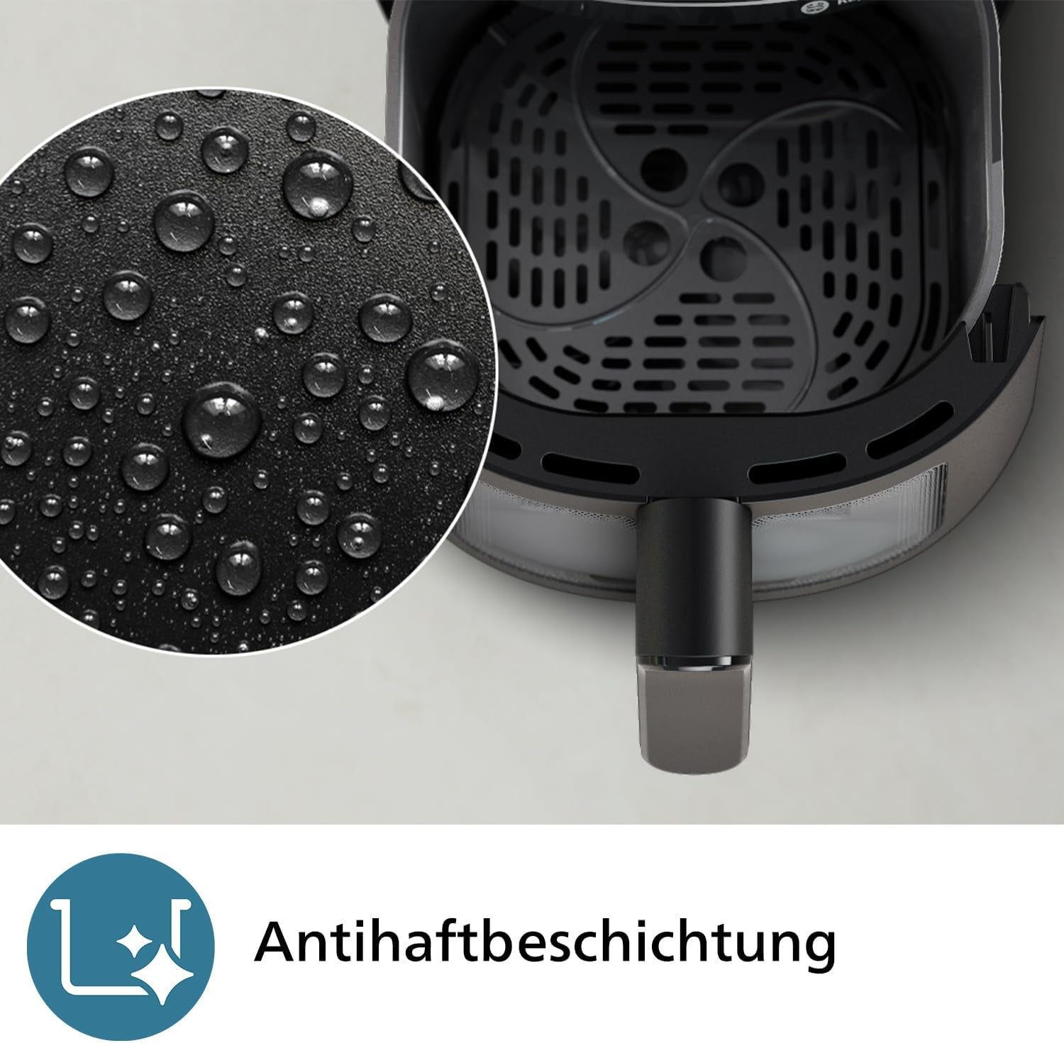 Philips Airfryer 2000 series 4,2L - Digital berøringsskærm, 13 tilberedningsmuligheder, 9 forudindstillede funktioner, Op til 90 % mindre fedt med Rapidair-teknologi, effekt 1500W Hvidevarer Naty Shop