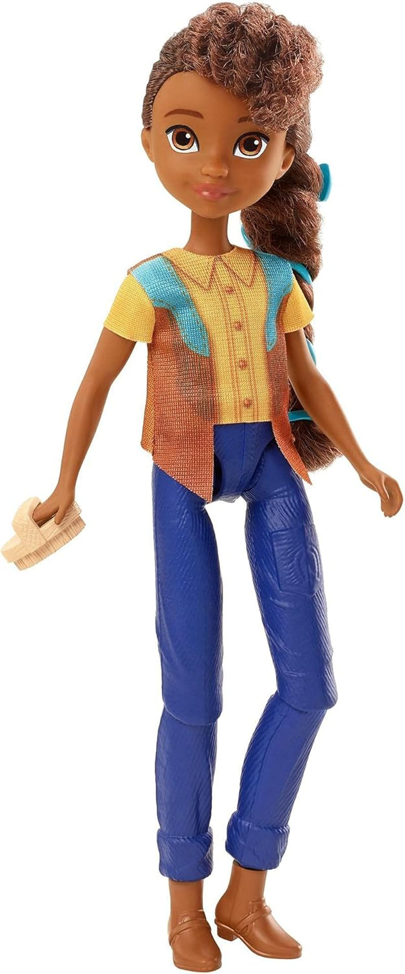 Dreamworks Spirit GXF18 - Spirit - Gratis og utæmmet moderigtig sjov Pru-dukke (18 cm), 2 moderigtige outfits og tilbehør, 7 bevægelige led, fantastisk gave til børn fra 3 år og opefter