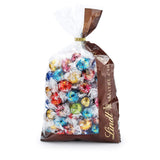 Chokoladeblanding LINDOR | 1371 g | Ca. 109 kugler: Mælkechokolade og LINDOR kugler med jordbærcreme | 1 kg pose, ca. 80 chokoladekugler hvid chokolade med jordbærcreme