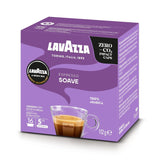 Lavazza, A Modo Mio Soave 256 Kaffeekapseln, für ene leichten og eleganten Espresso mit aromaticschen Noten von Blumen, 100% Arabica, Intensität 5/13, medium Röstung, 16 Packungen mit je 16