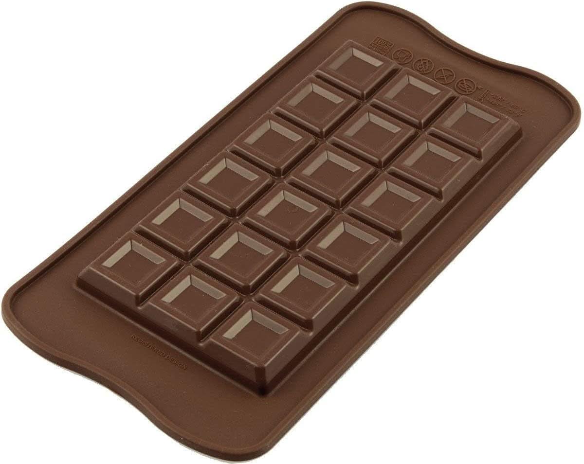 Silikomart 195931, Chokoladebar model, 11,6 X 7,8 X 10 cm Kitchen Naty Shop