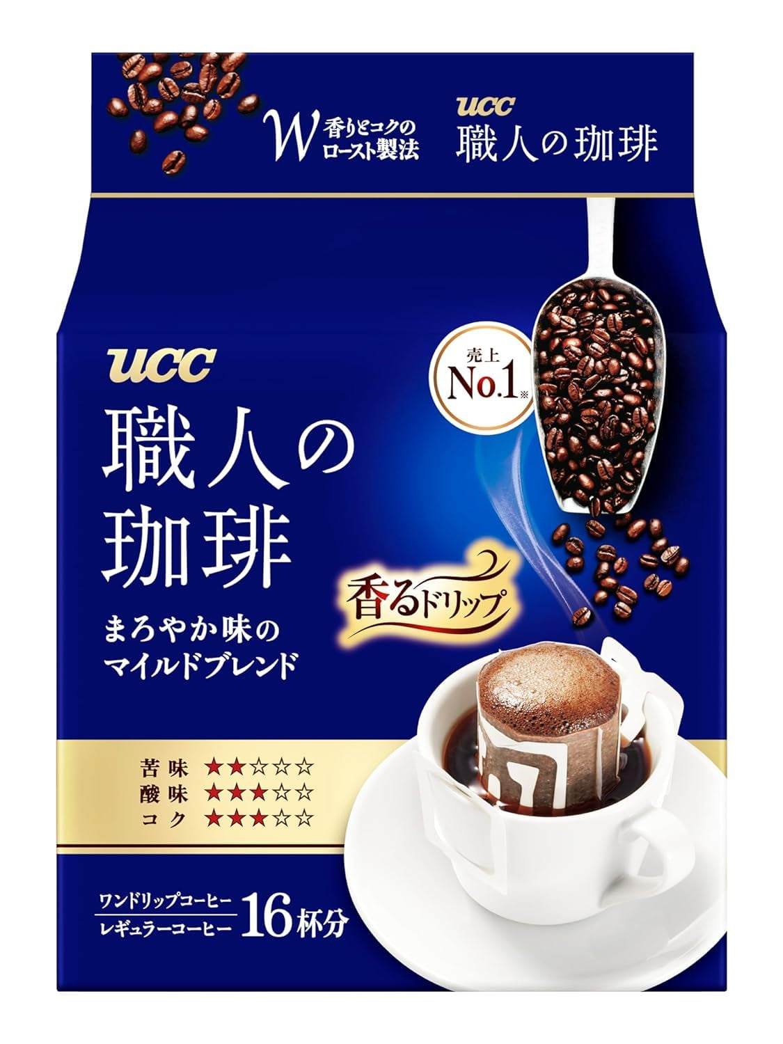 Japan Craftsman Coffee Engangsfilterkaffe Brasilien Vietnam Light Blend 16 poser.