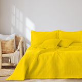 Ameliahome Sengetæppe 170X210 Cm To-sidet Sengetæppe Ultralyd Quilting Polyester Ophelia Mørkegrønne Senge og Tæpper Besuche den AmeliaHome-Store Ophelia Gul 220X240 Cm