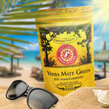 Yerba Melon De Guava 500G - Brasiliansk Yerba Mate te med melon, guava, jackfrugt, ananas og kokosnød - eksotisk og frugtig - lufttørret, vegansk