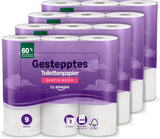 By Amazon toiletpapir, 3-lags quiltet, fløjlsblødt, 36 ruller (9 ruller, pakke med 4), 200 ark pr. rulle, Fsc-certificeret