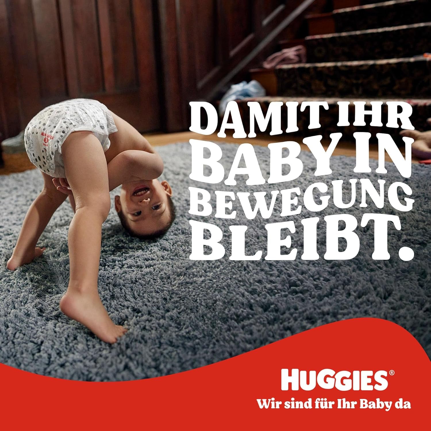 Huggies Little Movers Disney-bukser, størrelse 5, 104 tal (2x52), månedlig æske