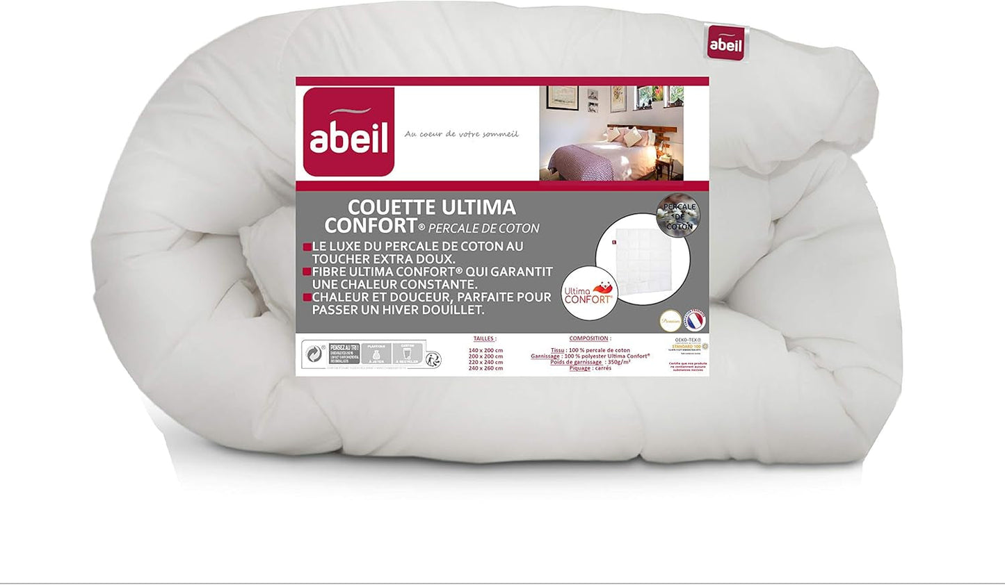 Abeil Premium Ultima Comfort percale bomuldsdyne, 200 X 200 Cm Dyner og dyner Naty Shop 200 X 200 Cm