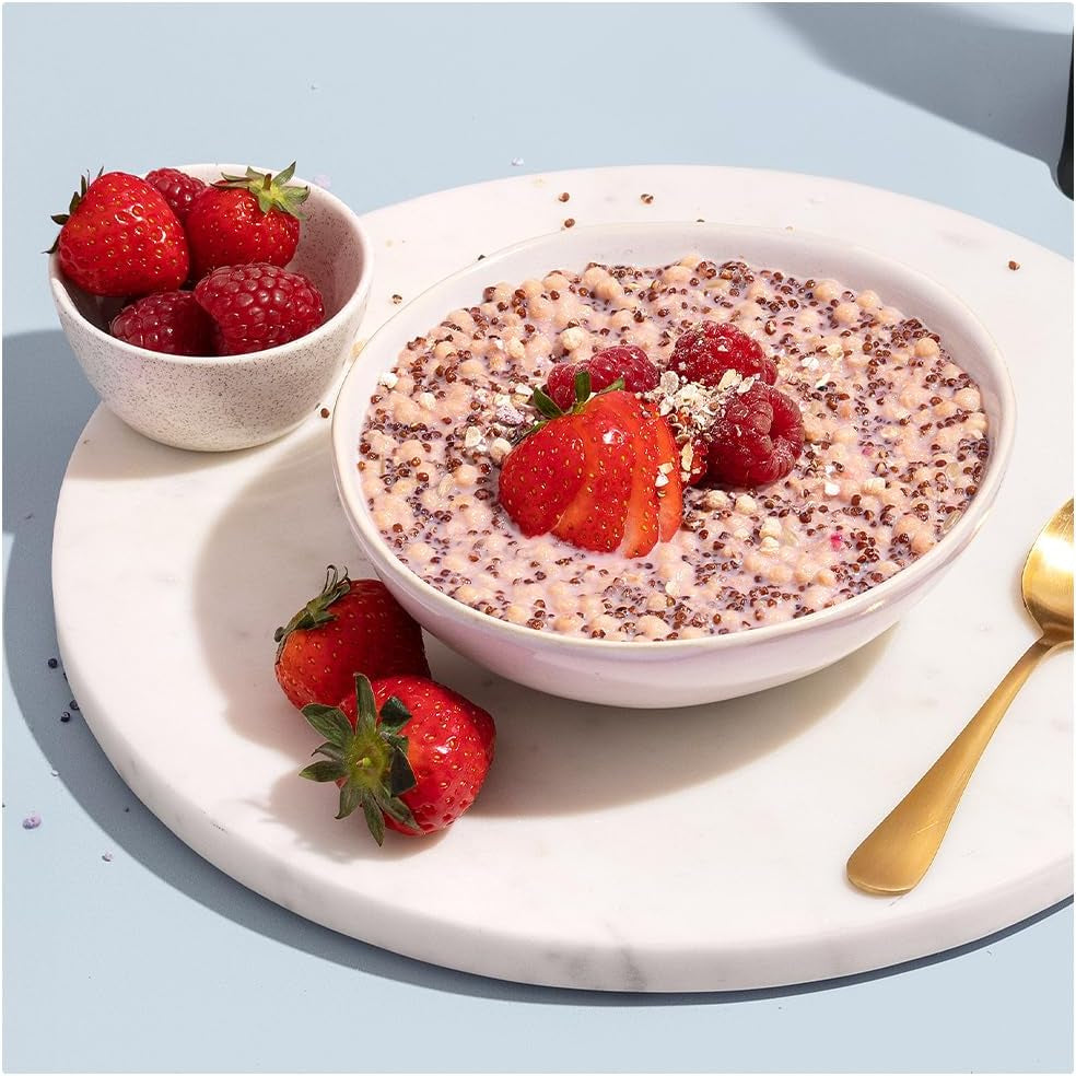 Protein virker | Superfood morgenmad - GULD Innovation, prisvindende korn, proteinmüsli, næringsrig med korn, frø og havre, fiberrig, æble og kanel, 10 portioner, 600 g