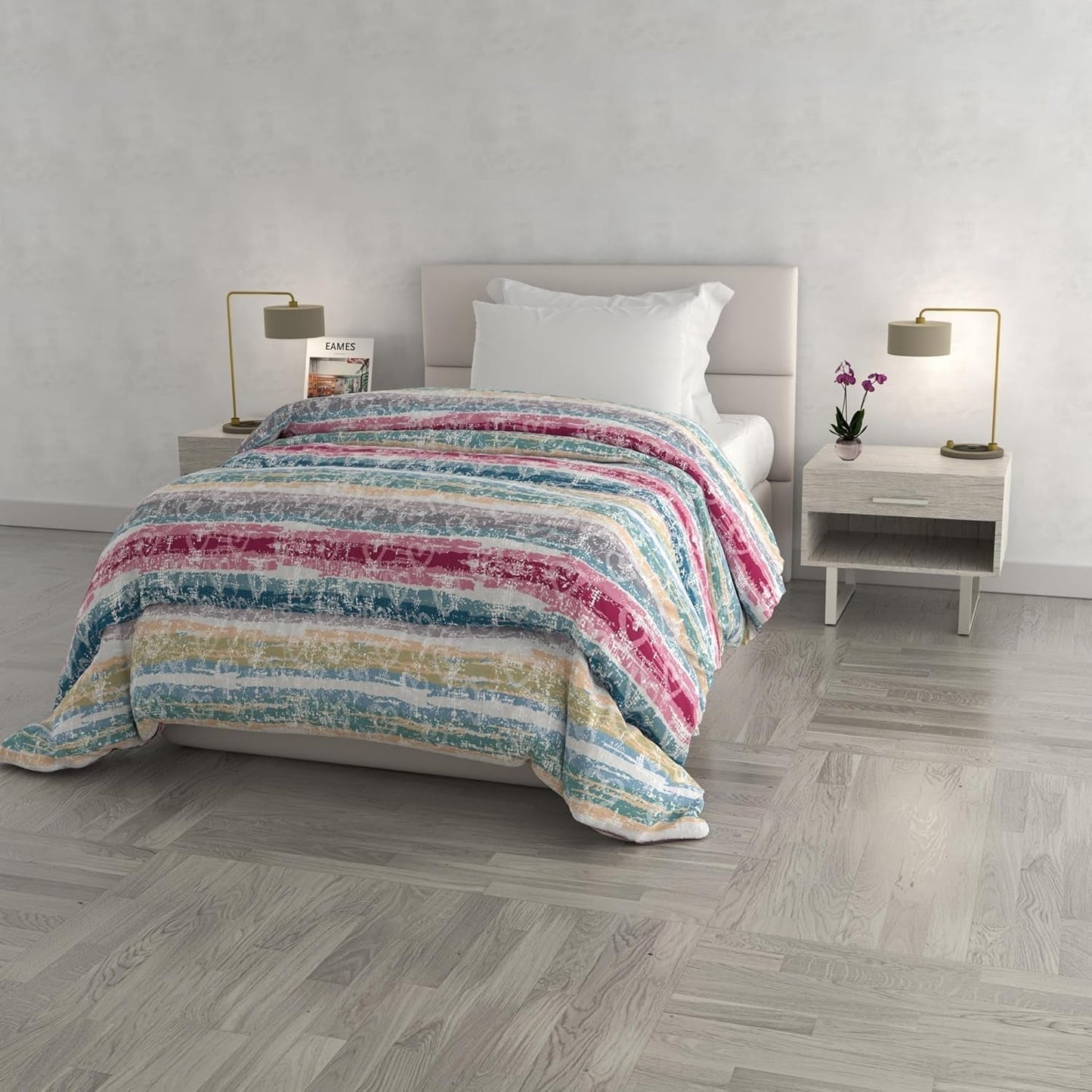 Moderigtigt vinterdyne, Firenze, 260X260Cm Dyner og dyner Naty Shop Lines of love 220X260Cm
