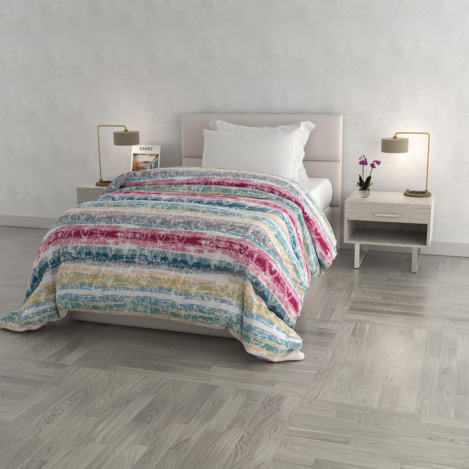 Moderigtigt vinterdyne, Firenze, 260X260Cm Dyner og dyner Naty Shop Lines of love 220X260Cm