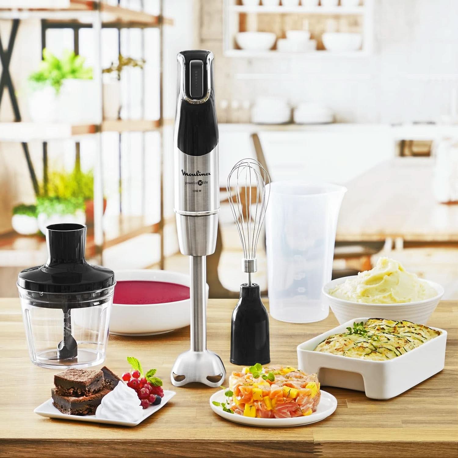 Infinyforce Pro Standmixer 1200W, Hochleistungsklingen, Schnelle Ergebnisse, Ergonomische Geschwindigkeitregelung, Geschwindigkeitregelung, Abnehmbare Spülmaschinenfeste Teile DD95JD10 Kitchen Naty Shop