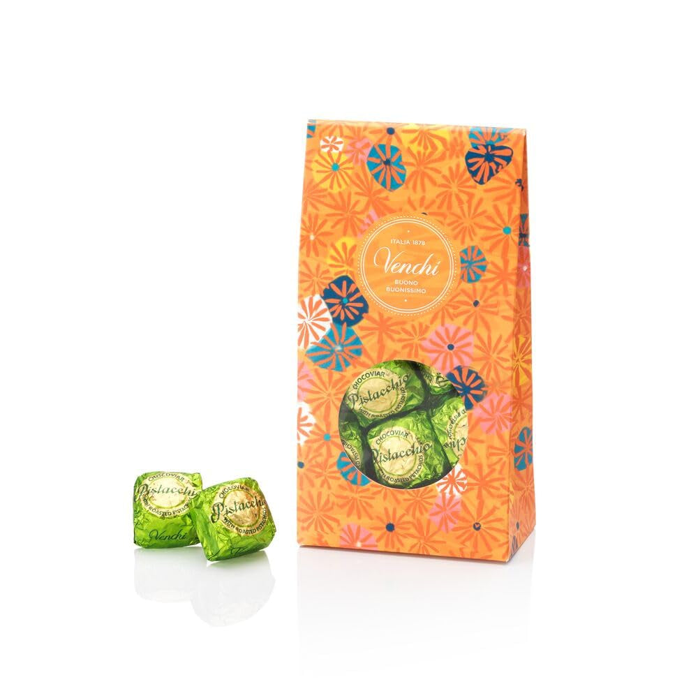 Venchi – Murrine Collection – diverse praliner med pistacie, chokobær, 310 gram Naty Shop Standardtitel