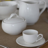 Villeroy & Boch New Cottage Basic Sugar Bowl, 450 ml, højde: 6,5 cm, premium porcelæn, hvid