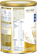BEBA SUPREME JUNIOR 1 Plus - Drik til børn fra 1 år, med kompleks 6 HMO, laktosefri, palmeoliefri, fiskeoliefri, mad til små børn, babymælkpulver, pakke med 6 (6 x 800g)