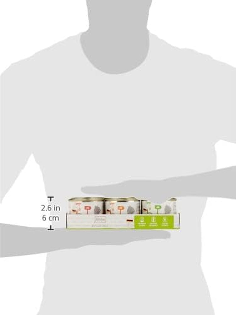 MjAMjAM - Premium våd kattefoder - Blandet pakke I - Kylling, oksekød, hjerter 6-pak (6 x 200 g), kornfri med ekstra kød