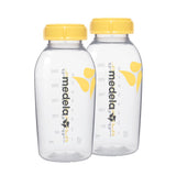 Medela sutteflasker til opbevaring af modermælk | BPA fri | Pakke med 2 × 250 ml Babymad og ammetilbehør Naty Shop