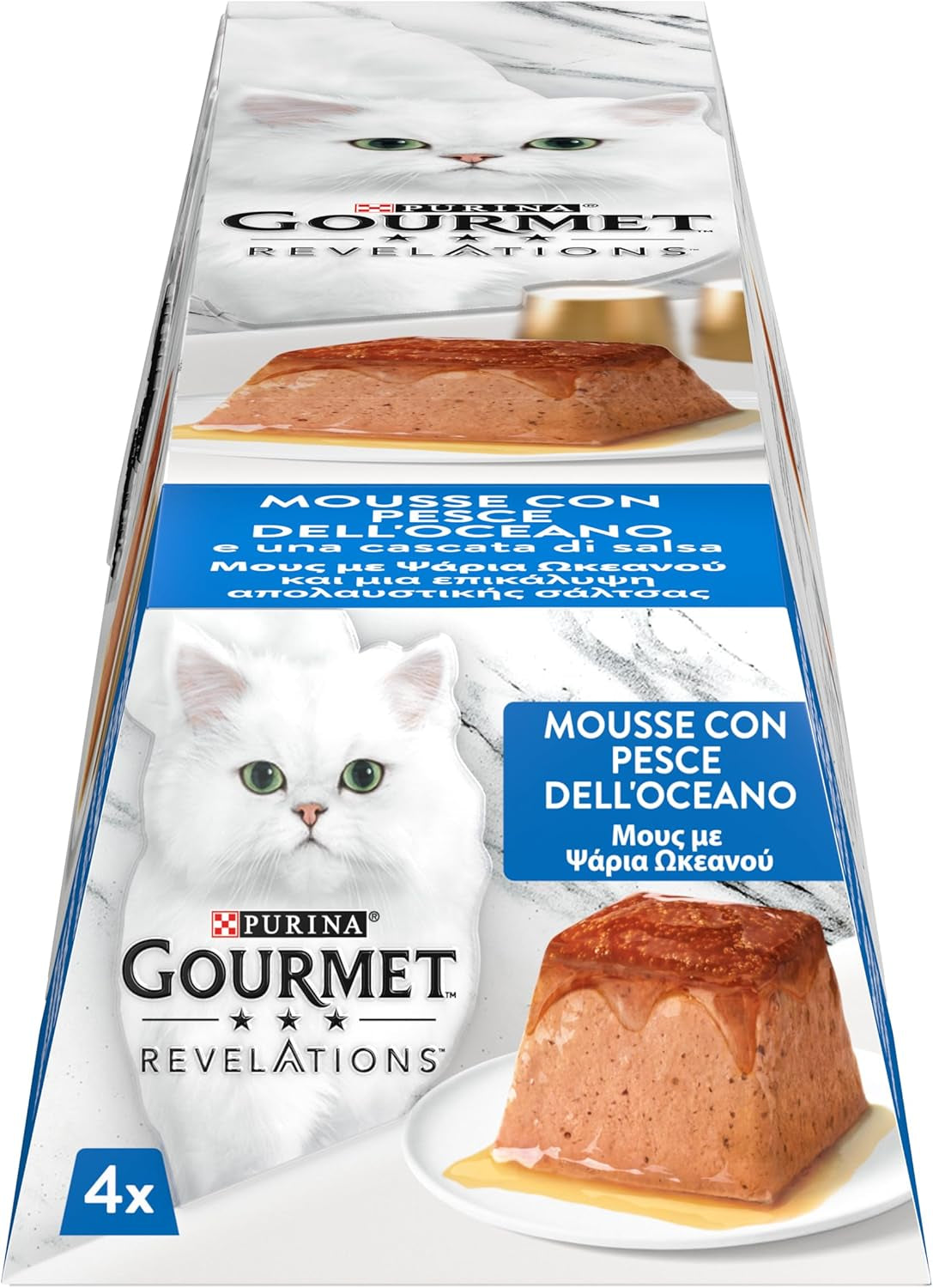 Revelations våd kattefoder med havfisk, 24 x 57 g