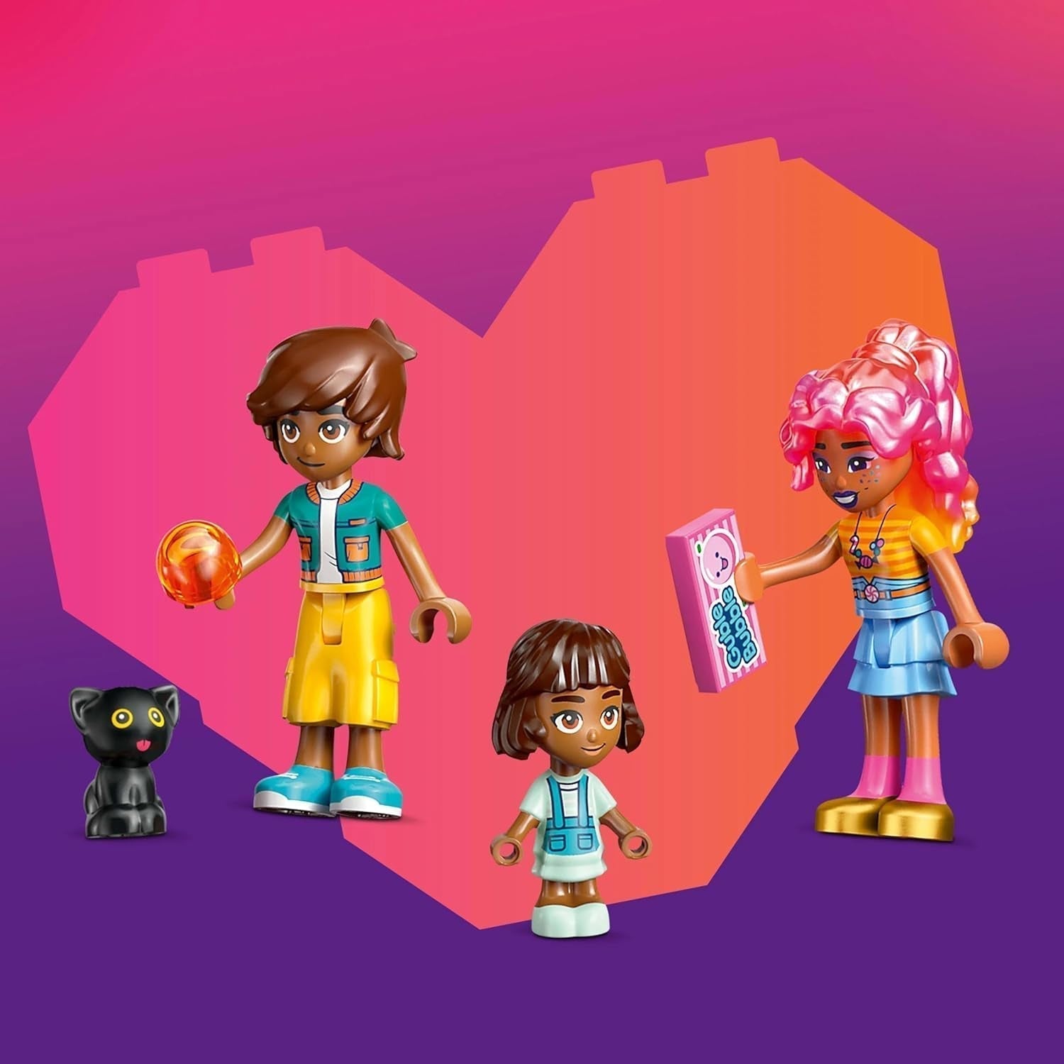 LEGO Friends Heartlake City Shop Legesæt til piger fra 6 år og opefter Rolleleg med 2 minidukker, mikrodukke og kattelegetøj 42649 Byggesæt Besuche den LEGO-Store